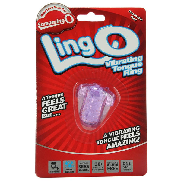 Lingo Purple Vibrating Tongue Ring
